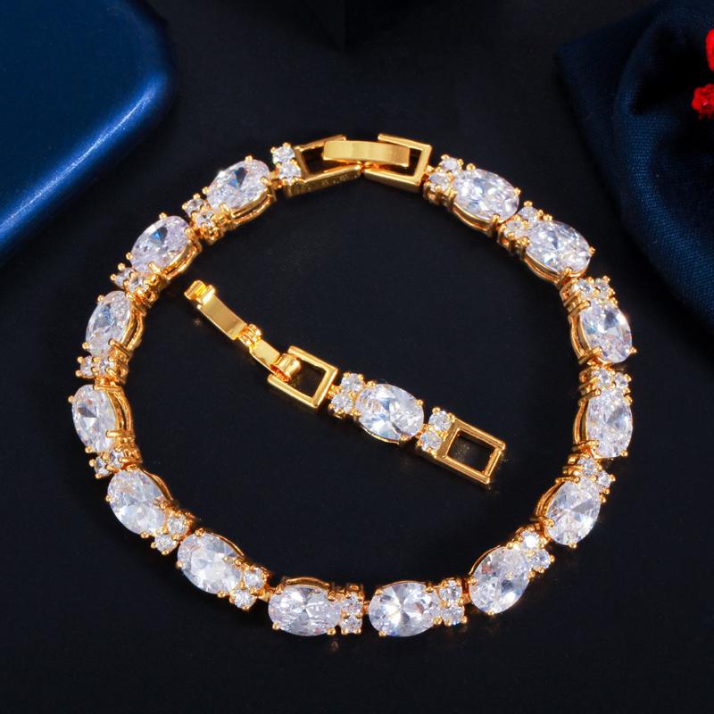 Роскошные свадебные украшения WWJ, теннисные браслеты с кубическим цирконием, браслет