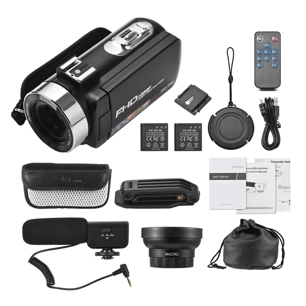 Vhs Camera ORDRO AC3 Ultra HD 4K Camcorder Digital Zoom Video