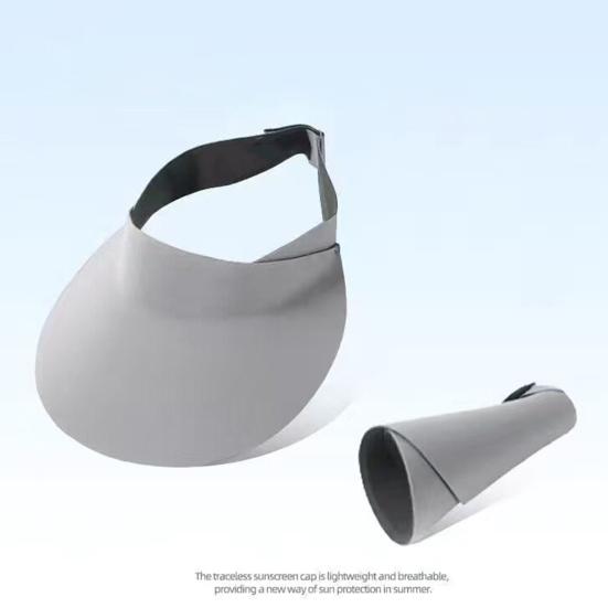 Sluneční klobouk Široký okraj Prázdná horní část Design Letní plážový klobouk Ochrana před sluncem Tenká látka Outdoorová sportovní čepice Pokrývka hlavy