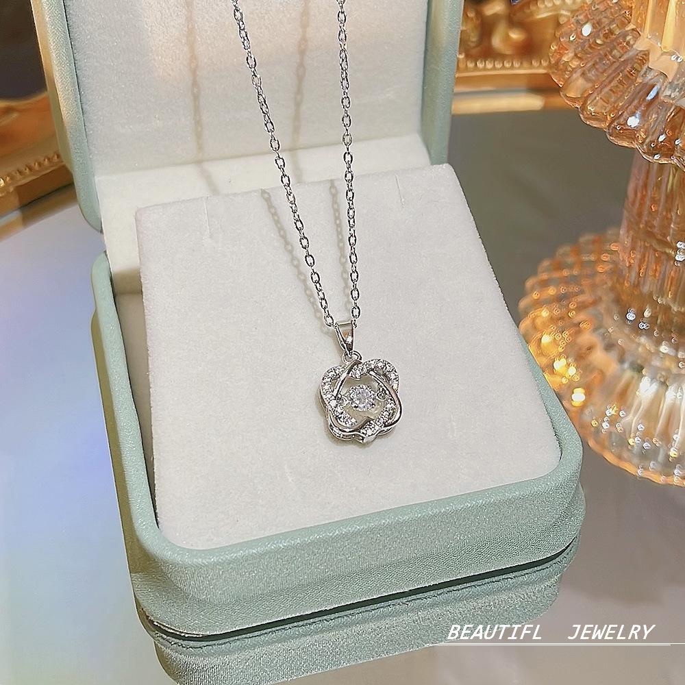 Korea's Best-Selling Clavicle Pendant Necklace - Super Fairy Titanium Steel Jewelry for Women