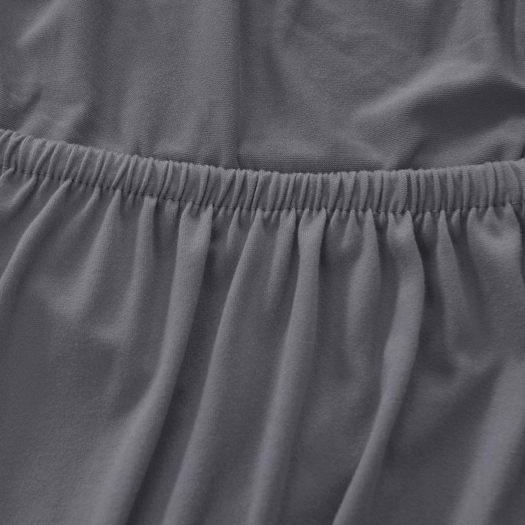 2026 High Elasticity Armless Sofa Cover All-inclusive Household Dust Folding Bed Cover Thickened Fabric Solid Color Sofa Cover