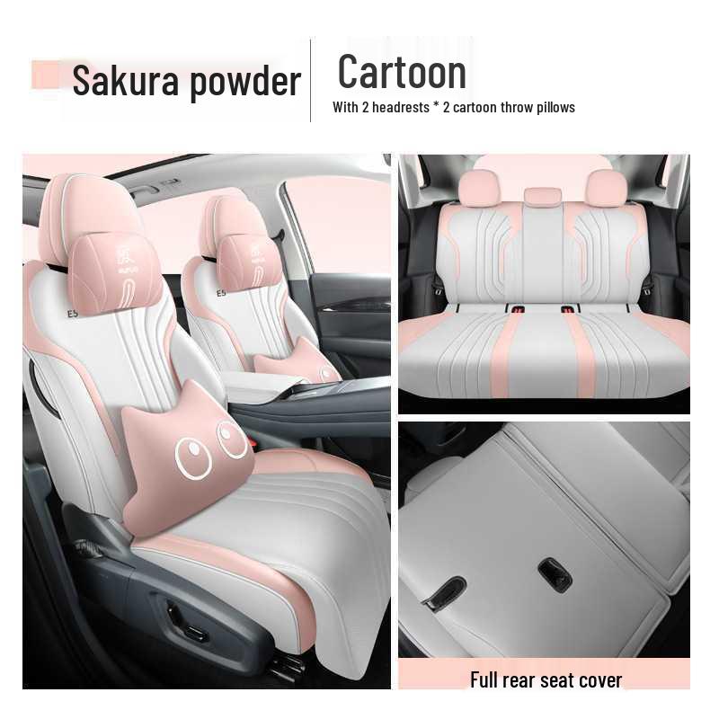 Galaxy E5 All-Season Universal Leather Seat Cover: Full Coverage, Breathable, Car Cushion