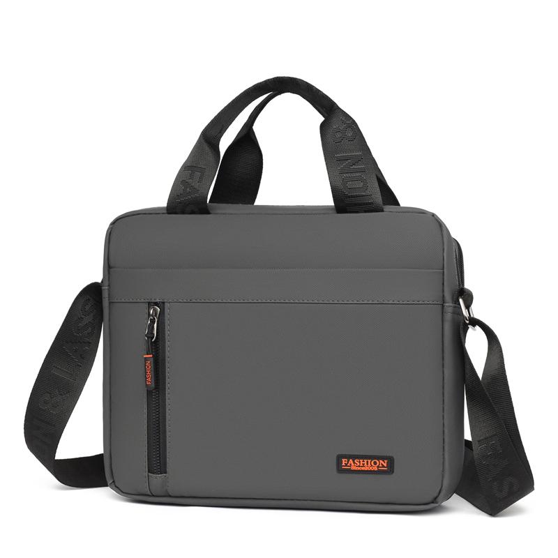 

Профессиональный деловой портфель - сумка-мессенджер большой вместимости с органайзером для документов для работы и путешествий (Надежное решение для хранения вещей в офисе) серый