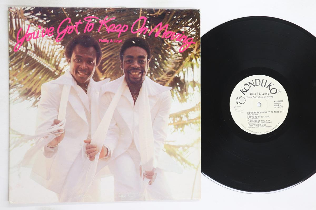 

LP Record PHILLIP & LLOYD - You ve Got To Keep On Moving K100002 KONDUKO 1978 US Soul/Funk Used