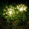 1pcs LED Solar Firework Lights Waterproof DIY Flash String Light 90 /150leds For Ourdoor Garden Landscape Holiday Christmas Lights