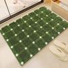 Imitation cashmere bathroom floor mat toilet toilet toilet door  absorbent foot mat household quick-drying carpet