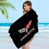 C-Corvettes Anime Beach Swimming Towel Soft Absorbent Washcloth Children's Gifts For Kids Travel Camping Gym