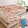 1/2/3/4 sits soffkuddfodral stretch sofföverdrag soffsitsöverdrag möbelskydd blomtryckt