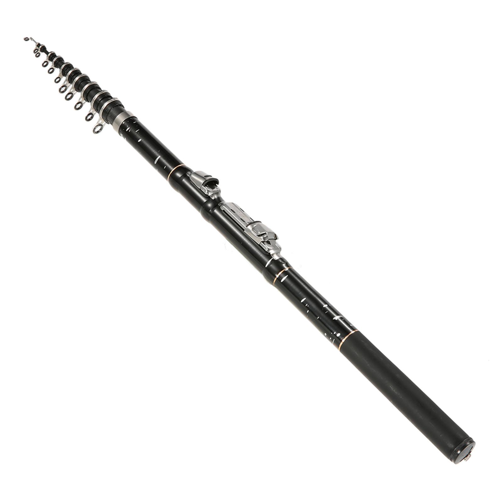 

1.8m 2.1m 2.4m 2.7m 3.0m 3.6m Portable Telescopic Fishing Rod Carbon Fiber Ultra Light Retractable Fishing