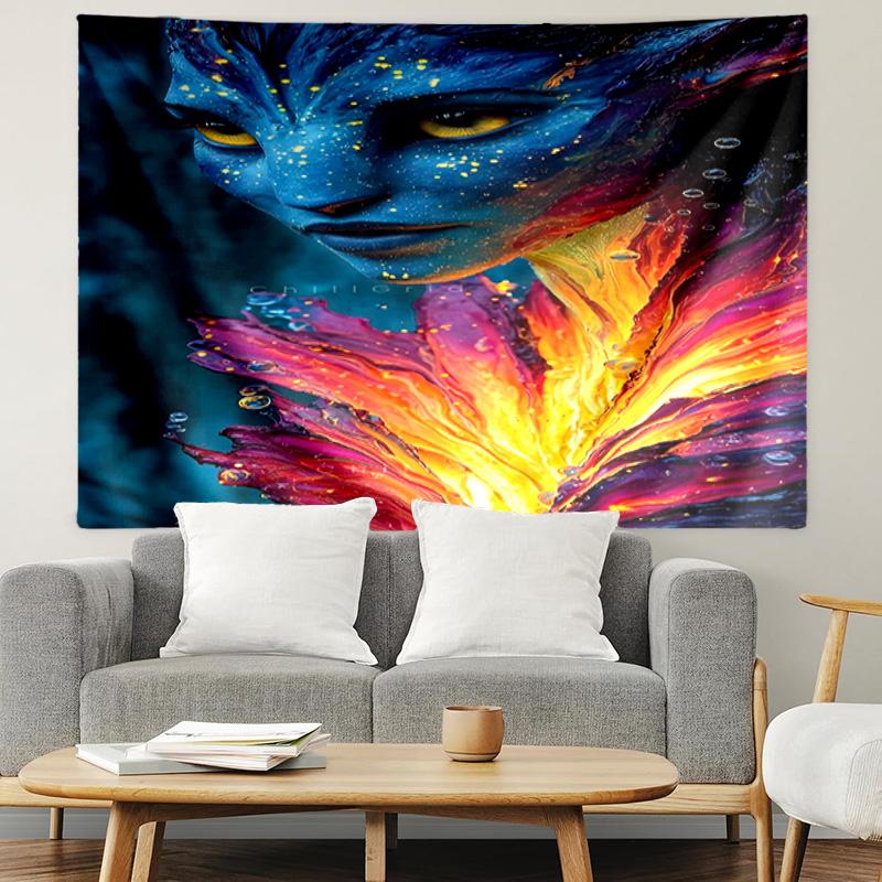 Avatar Print Tapestry, Lightweight Wall Hanging, for Bedroom, Dorm, Living Room, Home Art Decor - Birthday Christmas Gift for Friends
