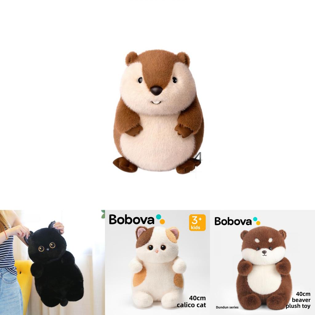 Three Color Cat Plush Toy Soft Stuffed Animal For Kids And Gift Giving