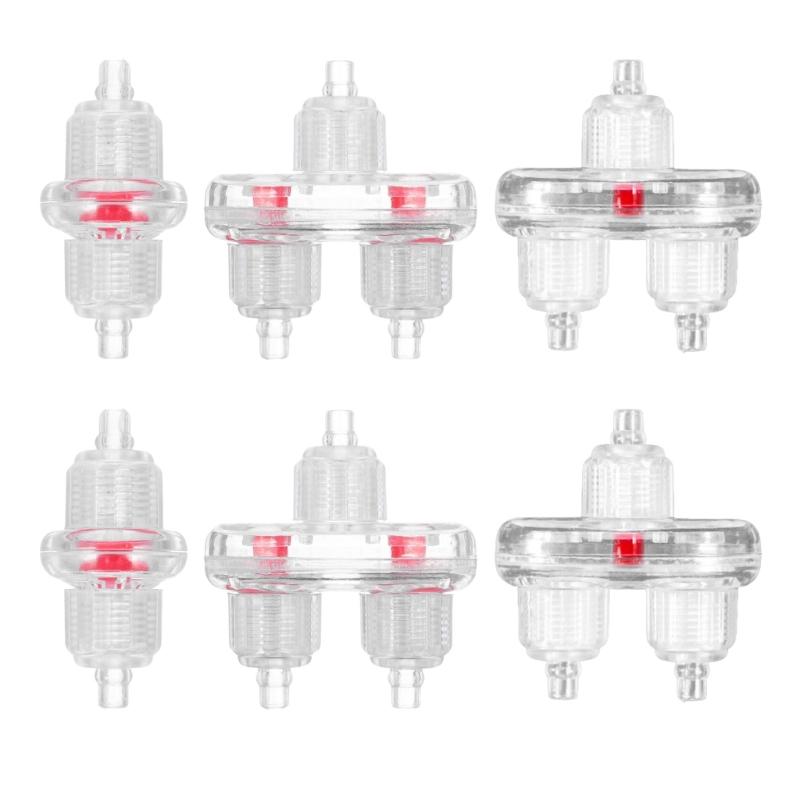 

Unidirectional Air Valves For Fish Tanks Oxygen Pump 3/16Inch Airline Tubing Anti Backflow Check Valves Aquarium Accessories 1