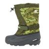 Sorel Flurry Youth Size Utility Savory Kids' Boots, Print, 20.0cm, Green,