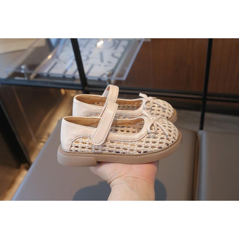 Dívčí módní princeznovské boty | Prodyšné měkké balerínky s mašlí pro batolata a malé děti Elegantní třpytivé Mary Janes