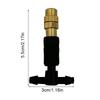 1/5Pcs 4/7 Pvc Outdoor Misting Cooling System Garden Irrigation Watering 1/4'' Brass Atomizer Adjustable Garden Sprinklers
