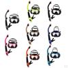 Adult Diving Scuba Snorkel Set Dry Swim Gears Tempered Glass