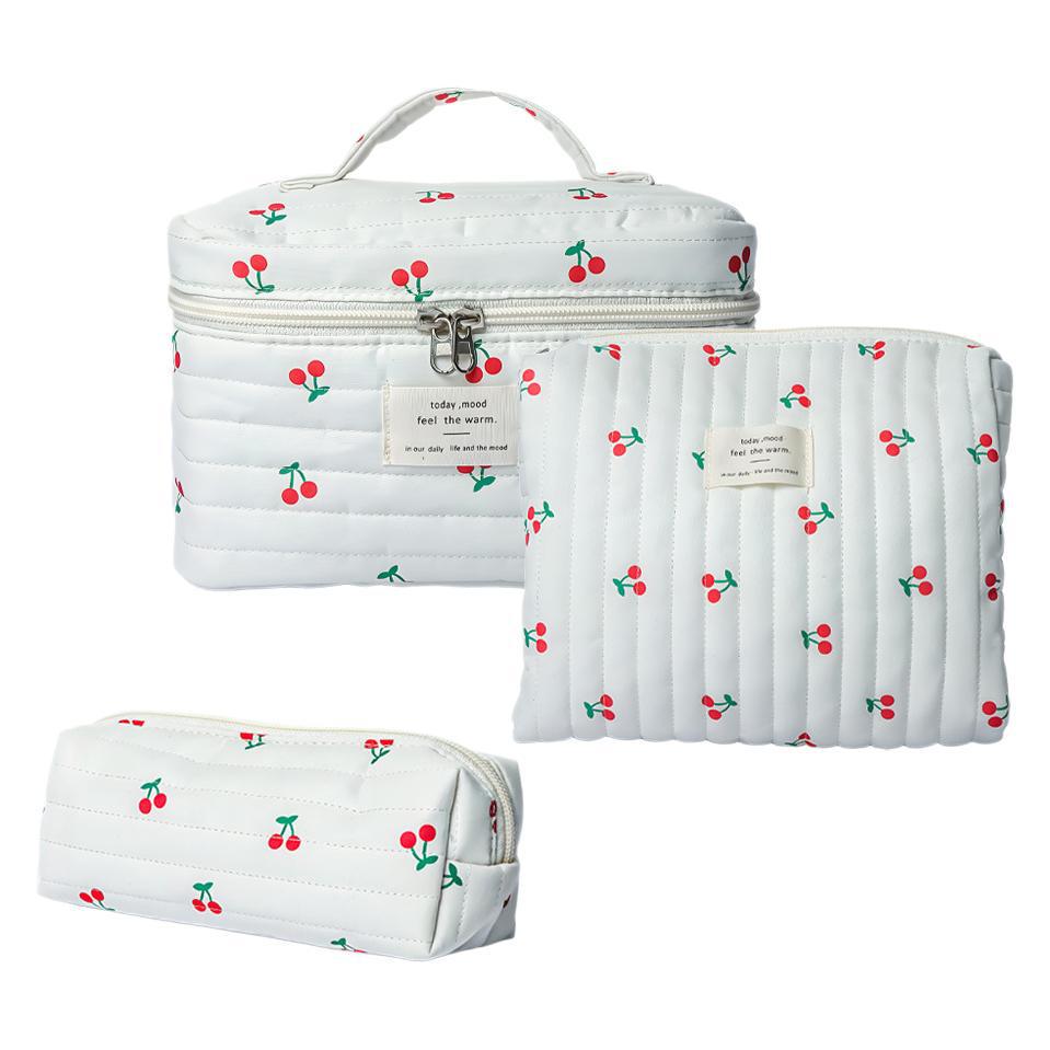 

Цветочная косметичка Цветение вишни - Вместительный, легкий органайзер для туалетных принадлежностей с мягкой подкладкой Small [20*7*7]