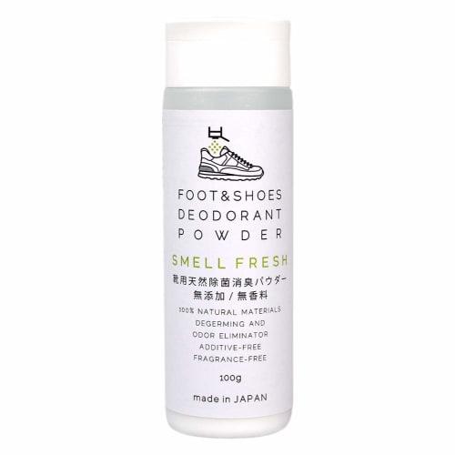 SMELL FRESH Shoe Deodorizer Powder, 100g, Disinfectant, Additive-Free, Fragrance-Free, Odor Eliminating Powder, Made In Japan