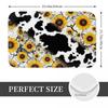 Cows And Sunflowers Anti-slip Doormat Floor Mat Antiwear Carpet Rug for Kitchen Entrance Home Bathroom Living Room Footpad Mats
