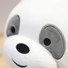 We Bare Bears Plüschtiere: Ultraweiche Riesenbär Kuschelkissen | Niedliche Eisbär/Braunbär/Pandabär Kuschelpuppen | 28-48cm Flauschiges Sofa