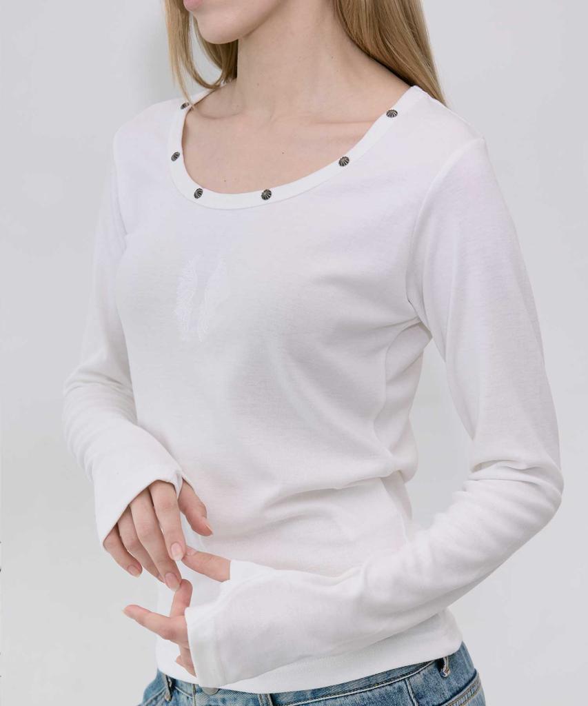 LEKIM Lwe U-Neck Long Sleeve (White)