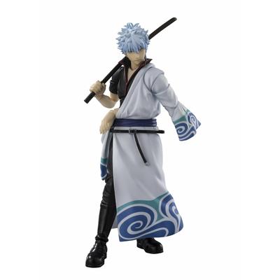 TAMASHII NATIONS SCH. Figuarts Gintama Sakata Gintoki 145mm PVC & ABS Bemalte Actionfigur
