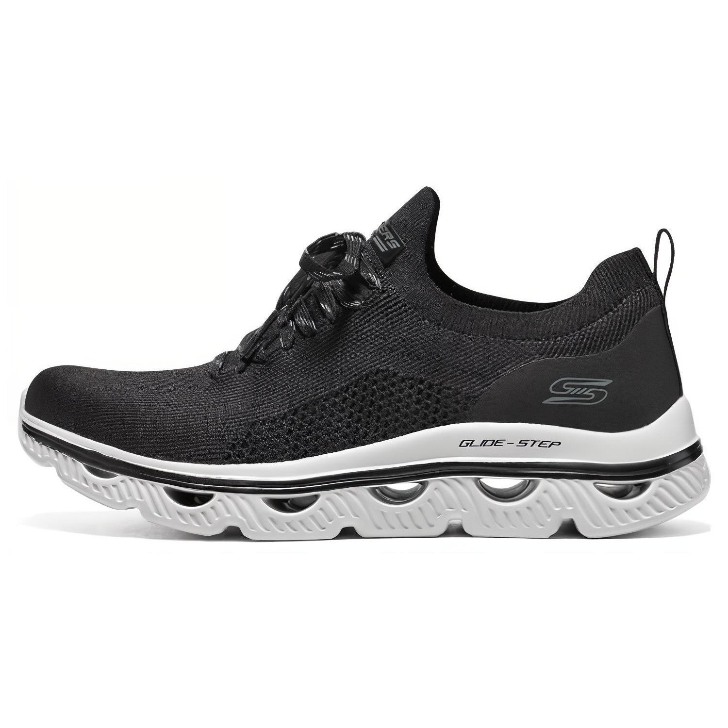 (WMNS) Skechers Bobs Sport Shoes  Black  Women s 117176-BLK