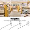 30pcs Supermarket Hook Iron Grid Shelf Hook Jewelry Display Shelf Hook 3.5mm Thickness