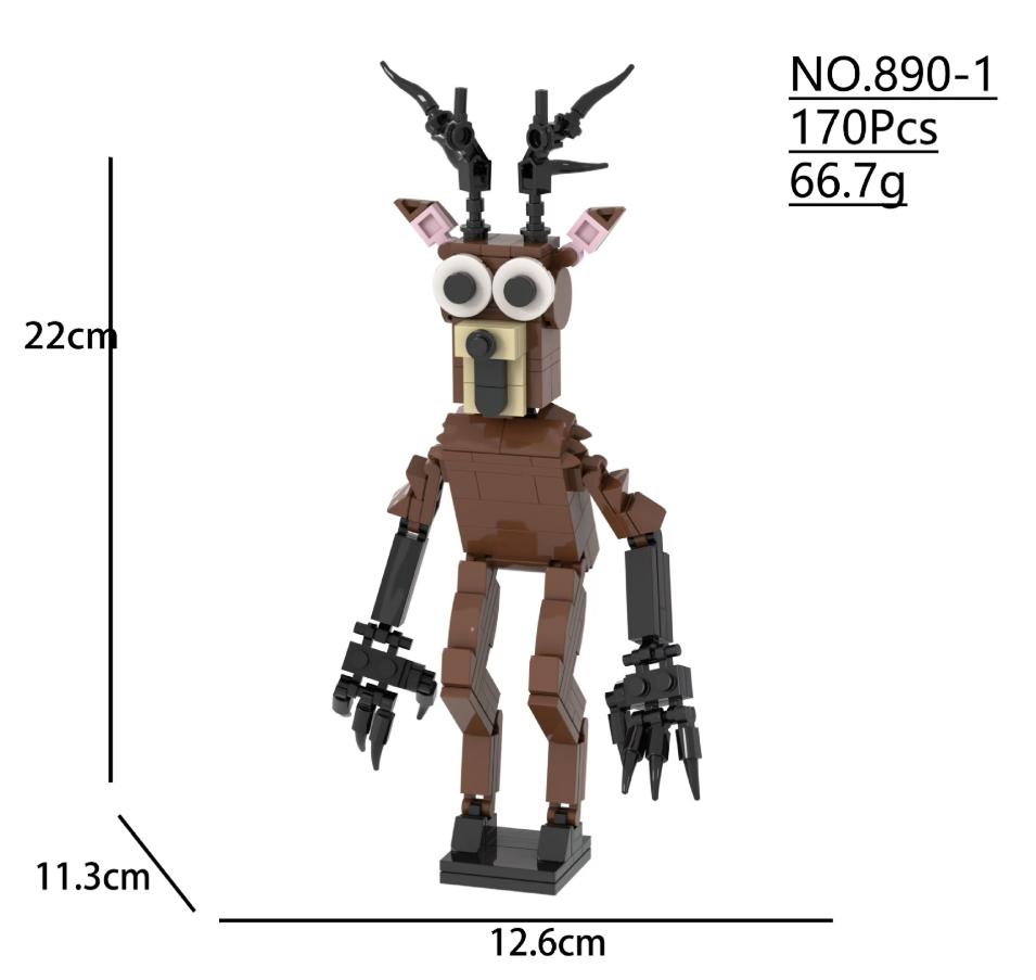 @99 Nights In The Forest Deer Building Blocks Set 99 Nights In The Forest Deer blocks for boys Halloween Toys Birthday Gifts