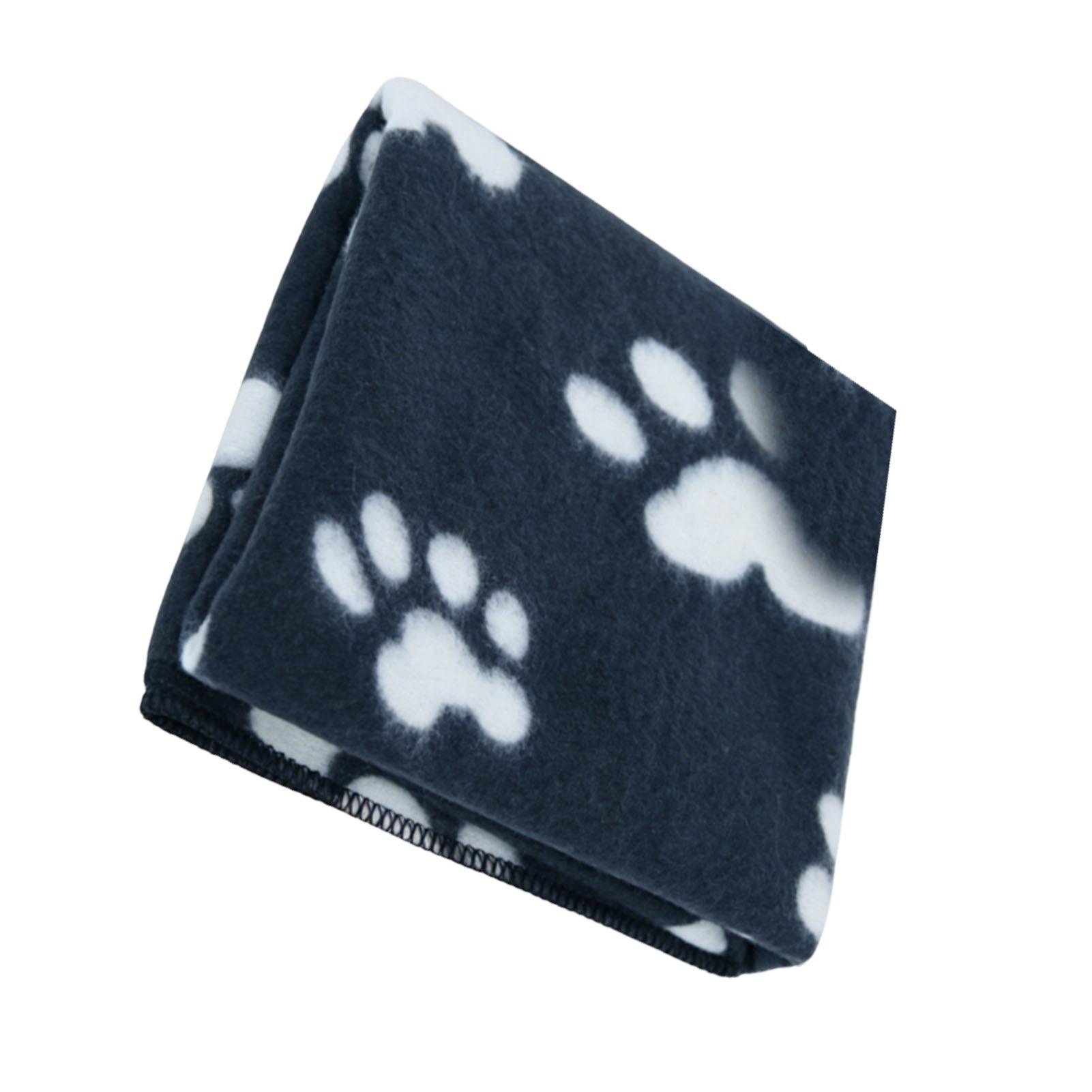 Pet Blanket Cute Pattern Soft Double Sided Plush Warm Dog Throw Cat Blanket for Home Travel