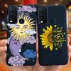 Fashion Cute Flower Milk Silicone Case For Vivo Y30 1938 Y50 1935 Black Soft TPU Phone Cover For Vivo Y 30 50 Y30 2020 Back Case