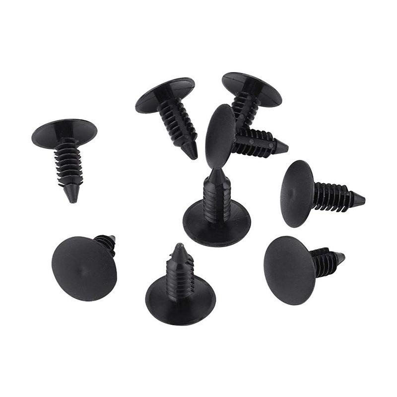 100-Piece Universal Car Retainer Clips Set for Bumper, Door, and Trim Fastening.
