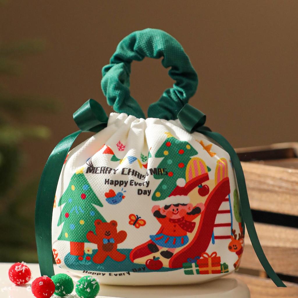 2025 Christmas Eve Peace Apple Gift Bag - Kids' Candy Holder