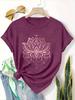 Dandelion Birds Women's Tee - Delicate Graphic, Casual Teal Top