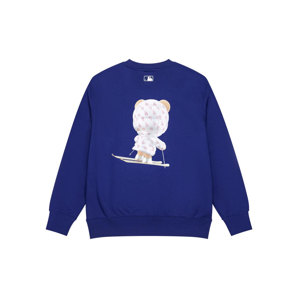 New MLB Mega Bear LA Dodgers Sweatshirt Unisex Royal Blue 3AMTE0236-07RBS