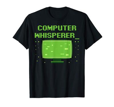 Computer Whisperer Coder Computer Geek Nerd Coding Funny T-Shirt