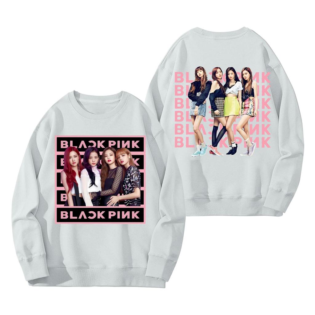 Dámská módní a ležérní mikina s dlouhým rukávem, kulatým výstřihem a potiskem