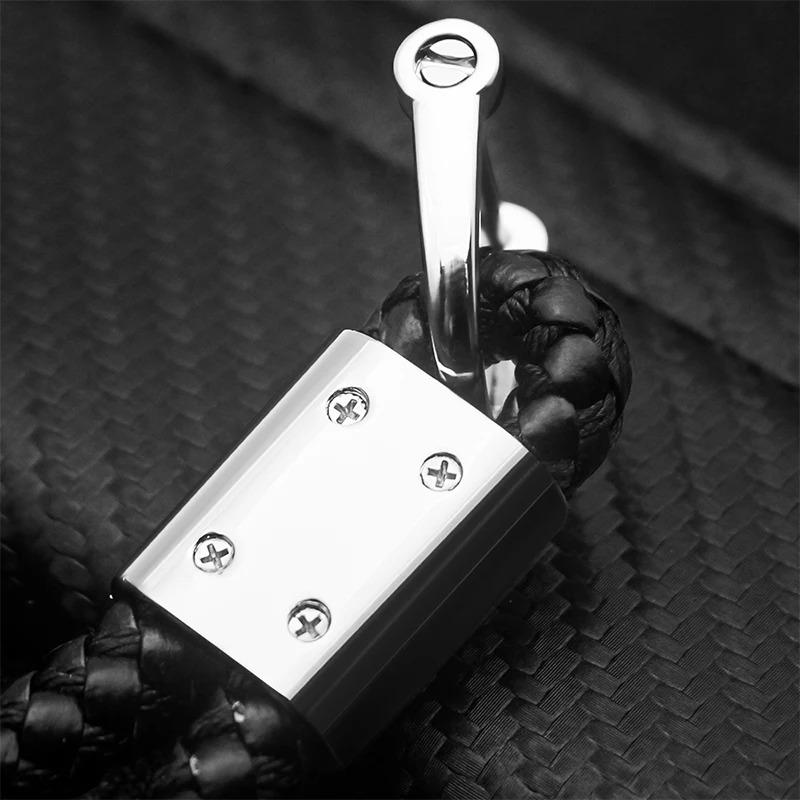 Handmade Braided Rope Keychain Anti Lost Key Ring Fit Volvo Xc60 Xc40 Xc90 S60 S90 V60 V90 Ex30 Ex40 Ex90 C40 V40 Car Key Gift