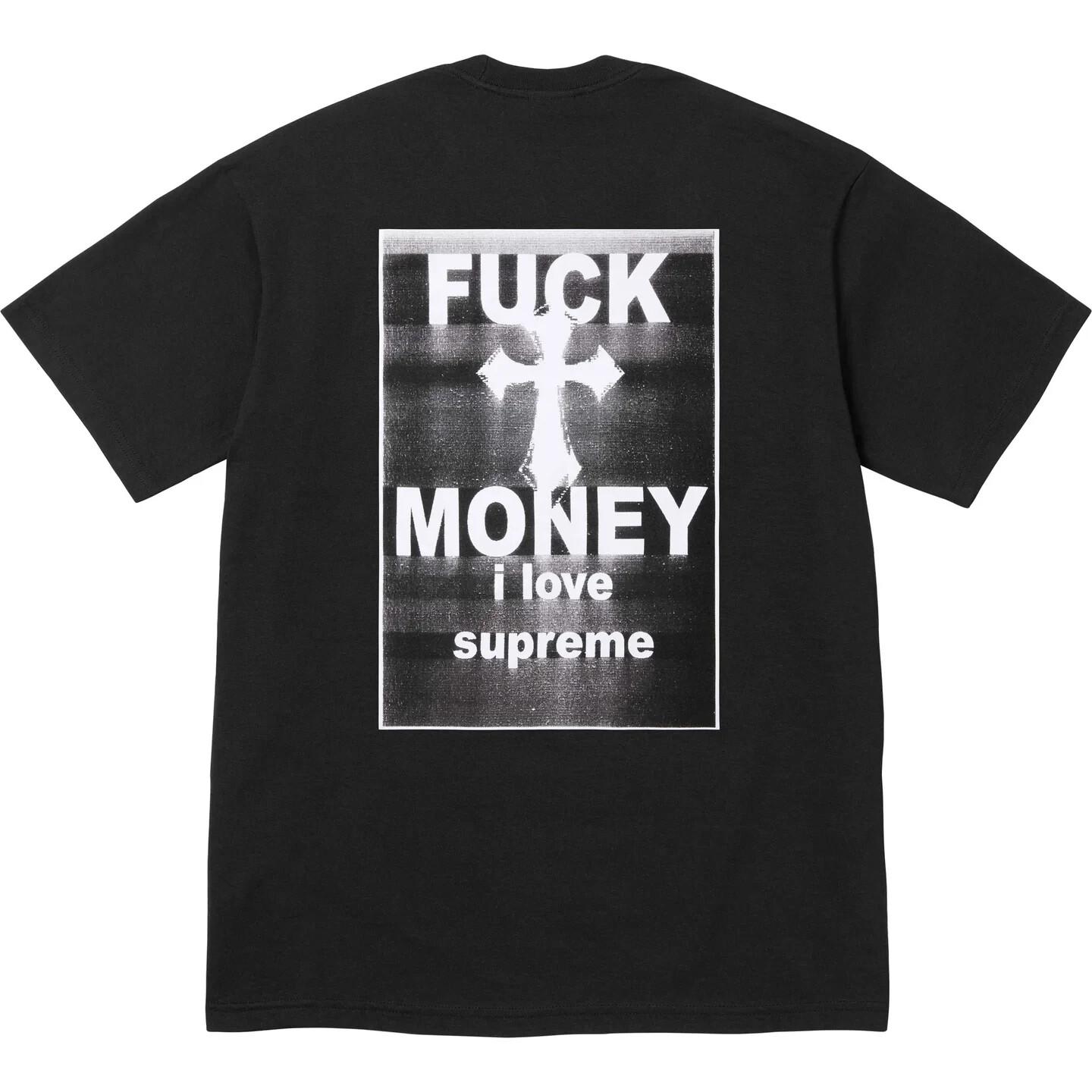 Supreme F*ck Money Tee Black L