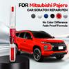 Für Mitsubishi Pajero Sport Auto Lackreparaturstift Ausbesserungsstift Kratzentferner DIY Autozubehör Weiß W09 Schwarz Silber Grün G70