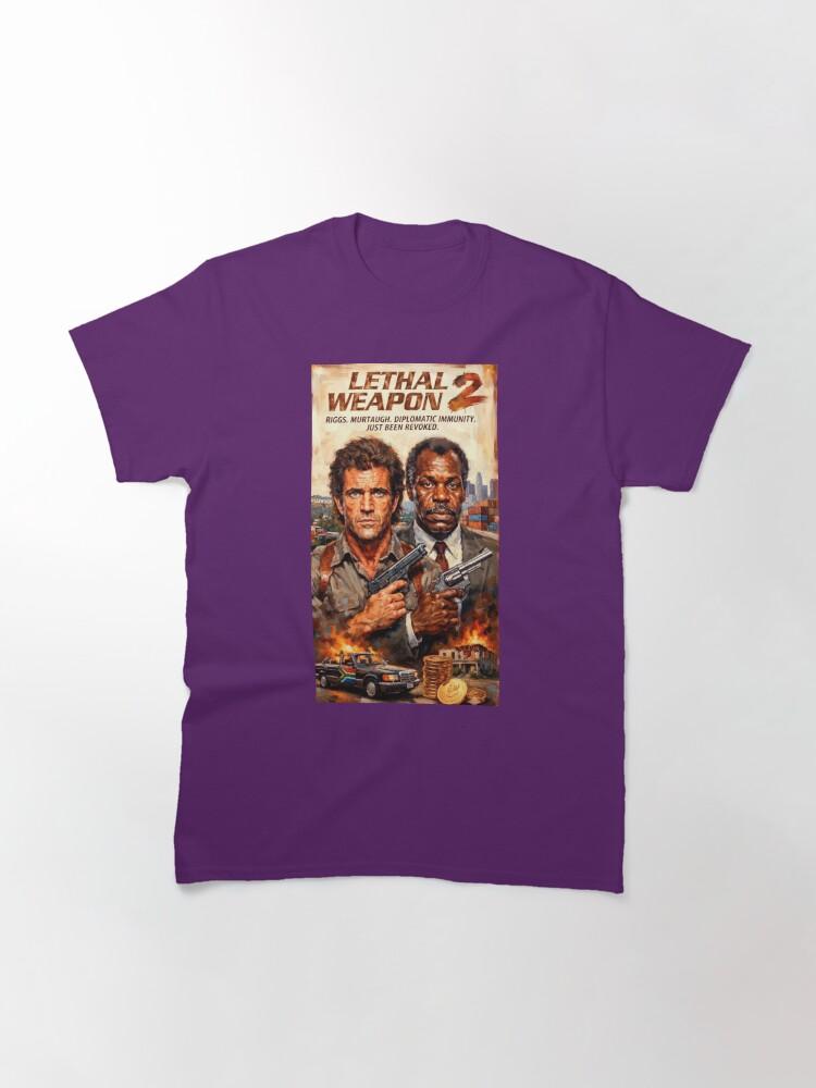 Lethal Weapon Lethal Weapon 2 Buddy Cop Fine Art Tribute Classic T-Shirt