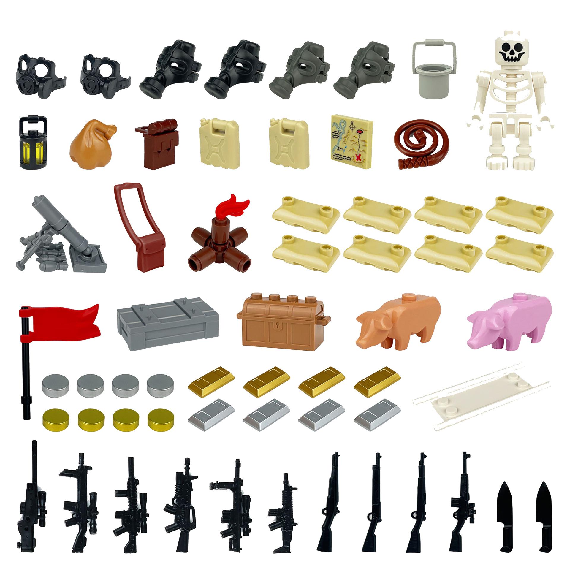 Medieval Soldier Equipment Accessories 76419 Military Accessories Small Particles Children S Assembled Building Blocks