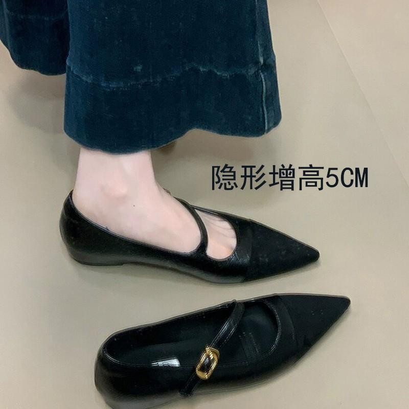 

Мода Новый Стиль Популярный Заостренный Носок Женские Туфли Мэри Джейн Модные Мелкие Туфли с Пряжкой Женские Повседневные Туфли Платья Низкий Каблук Кожаные Туфли 35