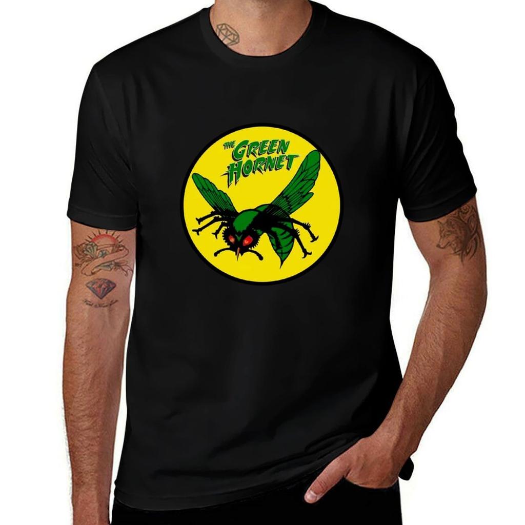 Green Hornet Tshirt Basic Solid Tee For Daily Use