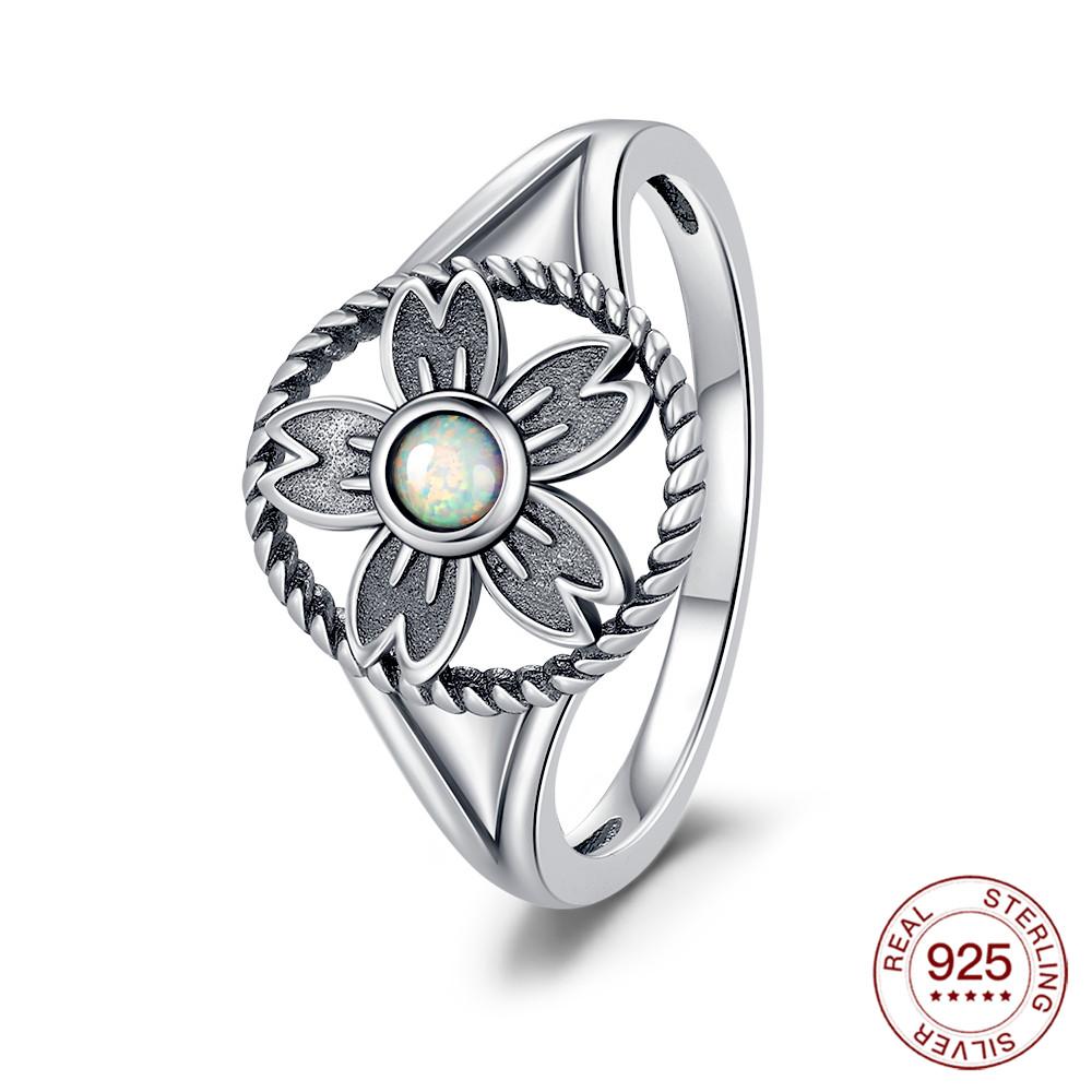Nouvelles Bagues Bague en Argent 925 Bague Originale en Argent Perle Pour Femmes Luxe Zircon Simple Bague de Doigt Bijoux Cadeaux Amoureux