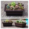 Flower Pot for Plants Garden Pots Planter Outdoor Balcony Landscape Plant Potted Square Flower Pot Garden Yard Succulents Holder