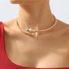 European and American Personality Winding Collar, Creative Personality Metal Wind Exaggerated Necklace Bracelet