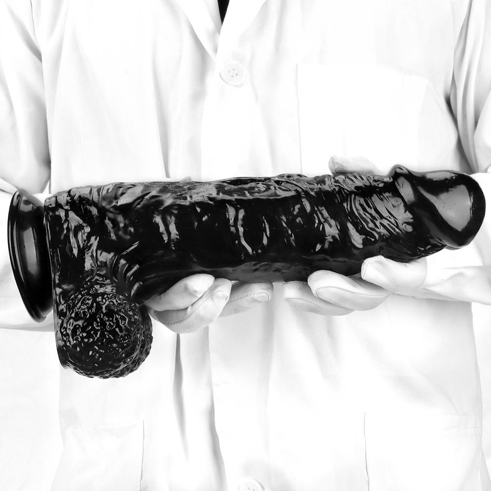 31cm Oversized Long Thick Dildo Anal Plug Dilator Masturbator Adult Sex Toy Fisting Realistic Penis Big Dick PVC Pegging