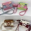 PU Small Square Bag Cartoon Box Bag Portable Camera Bag  Girls