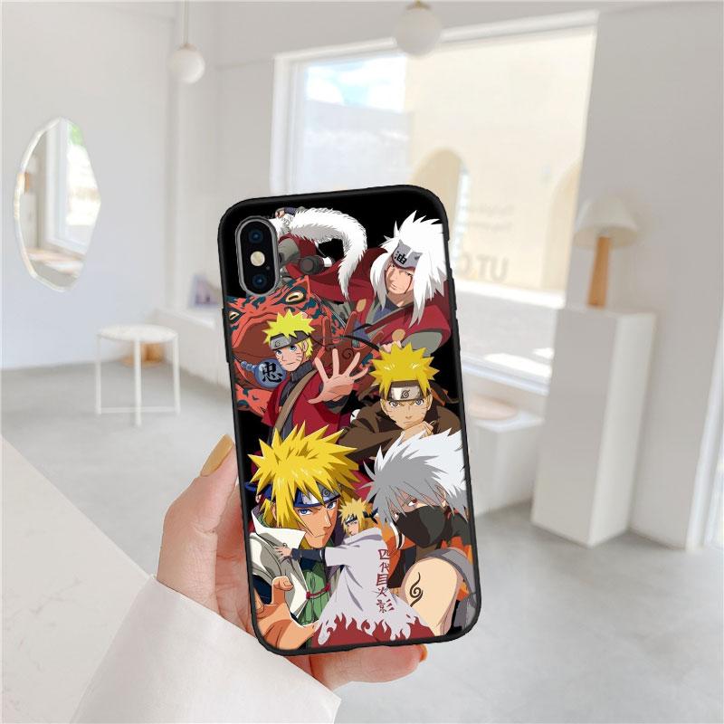 LO9 Anime Naruto Soft Shell Phone Case for Samsung Galaxy S20 S21 S22 Ultra FE + Plus A21S A22 A24 A25 A26 A30 A30S A31